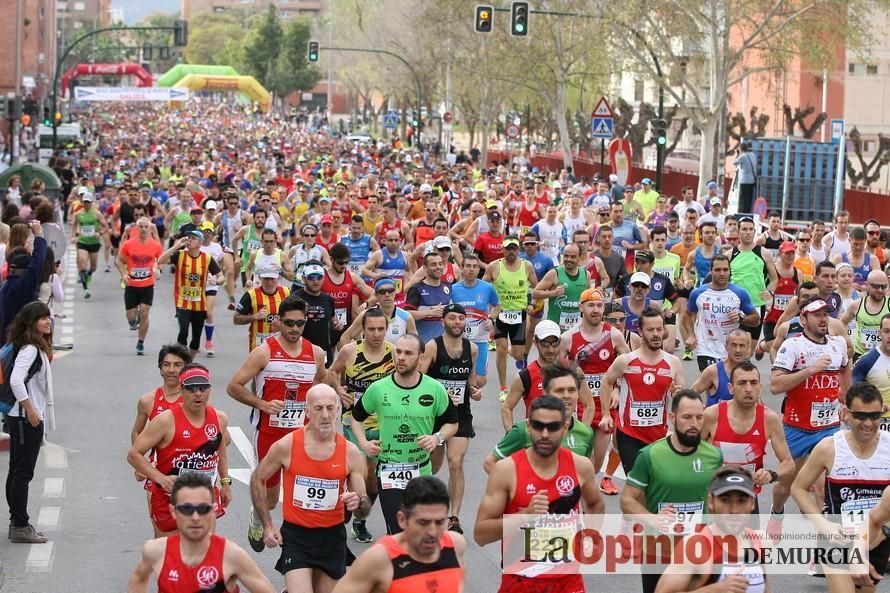 Media Maratón de Murcia: salida