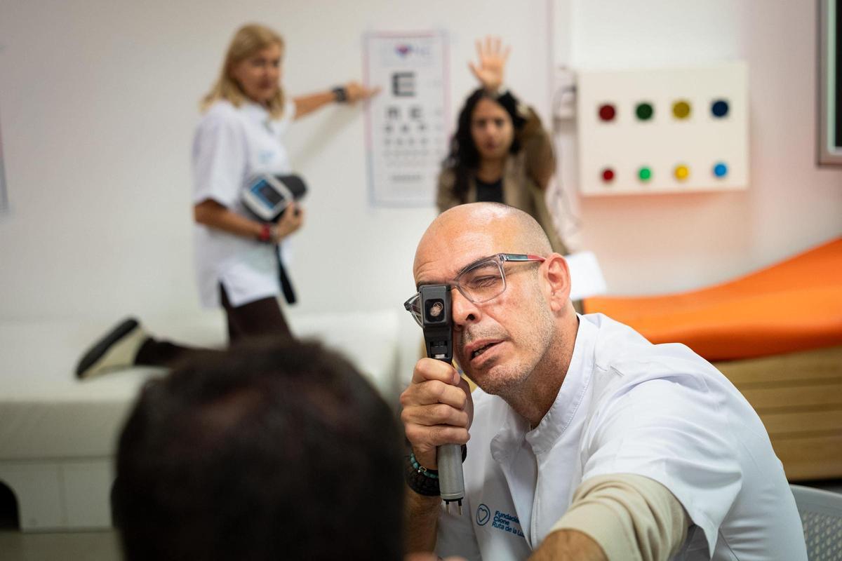 Una de las pruebas realizadas durante la revisión