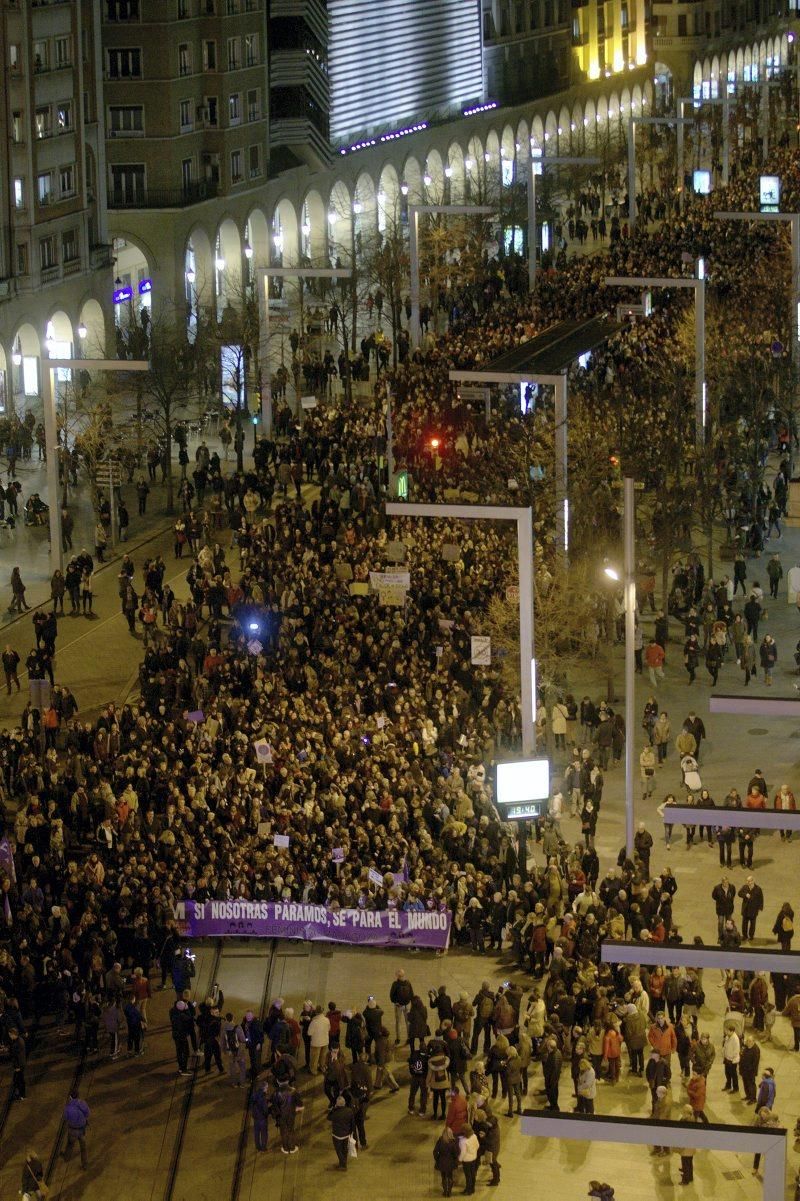 El Día Internacional de la Mujer en Zaragoza