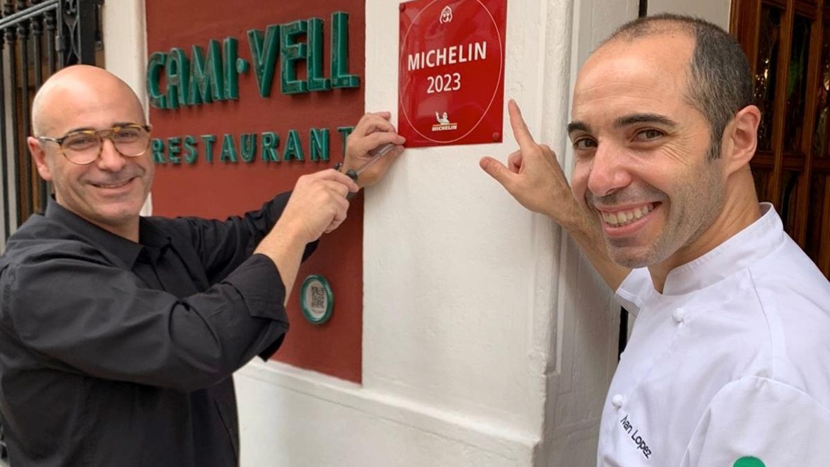 Toni e Iván López, dueños del restaurante CamiVell