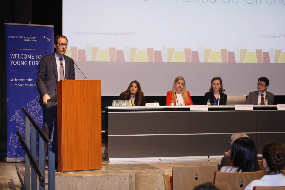 Inauguració del Parlament Europeu dels Joves