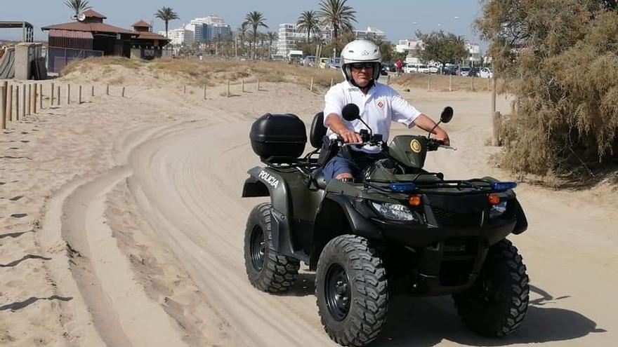 Patrullant amb els quads del la Policia Verda