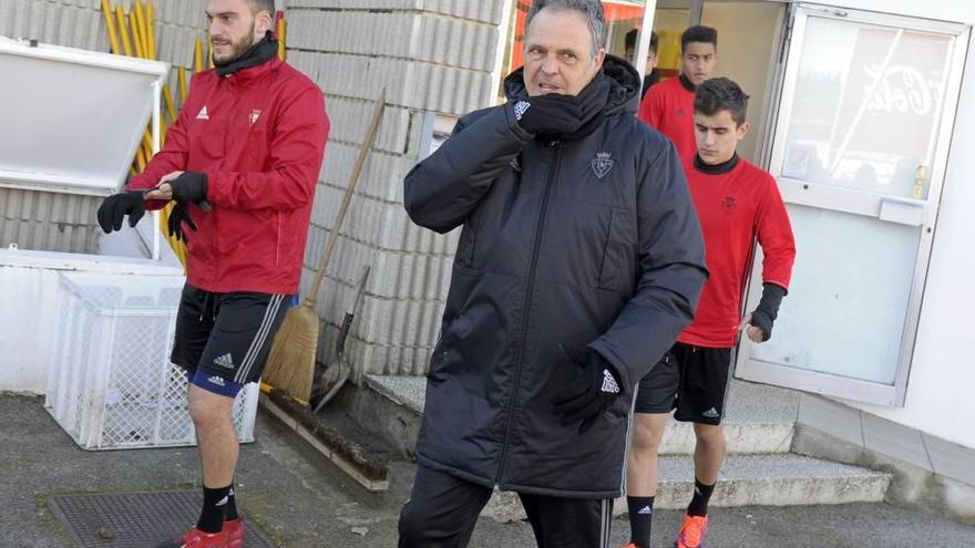 Joaquín Caparrós, ayer, antes de ser despedido.