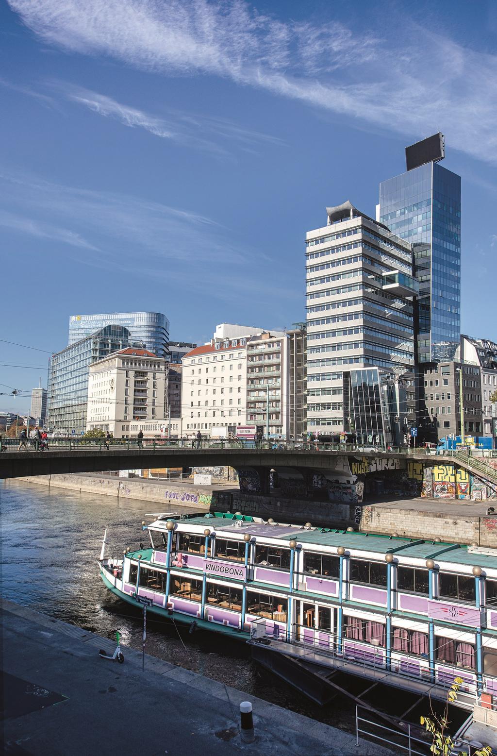 Crucero por el río Donaukanal.