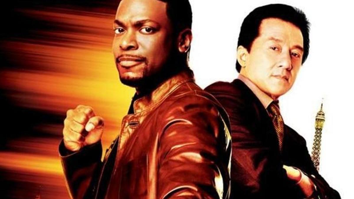 Jackie Chan y Chris Tuker en 'Hora punta'.