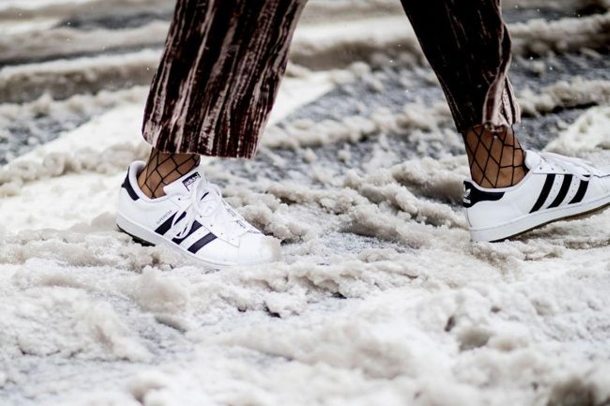 Street Style NY: zapatillas en la nieve