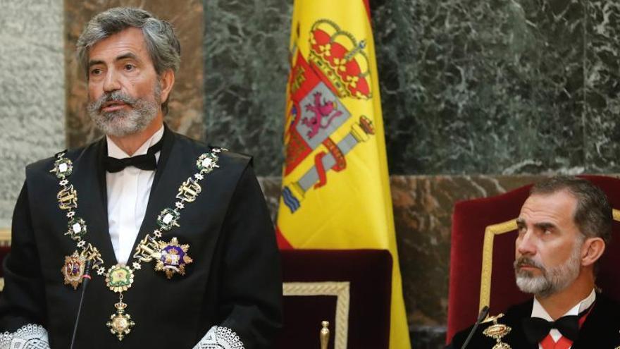 El president del Tribunal Suprem i del Consell General del Poder Judicial, Carlos Lesmes