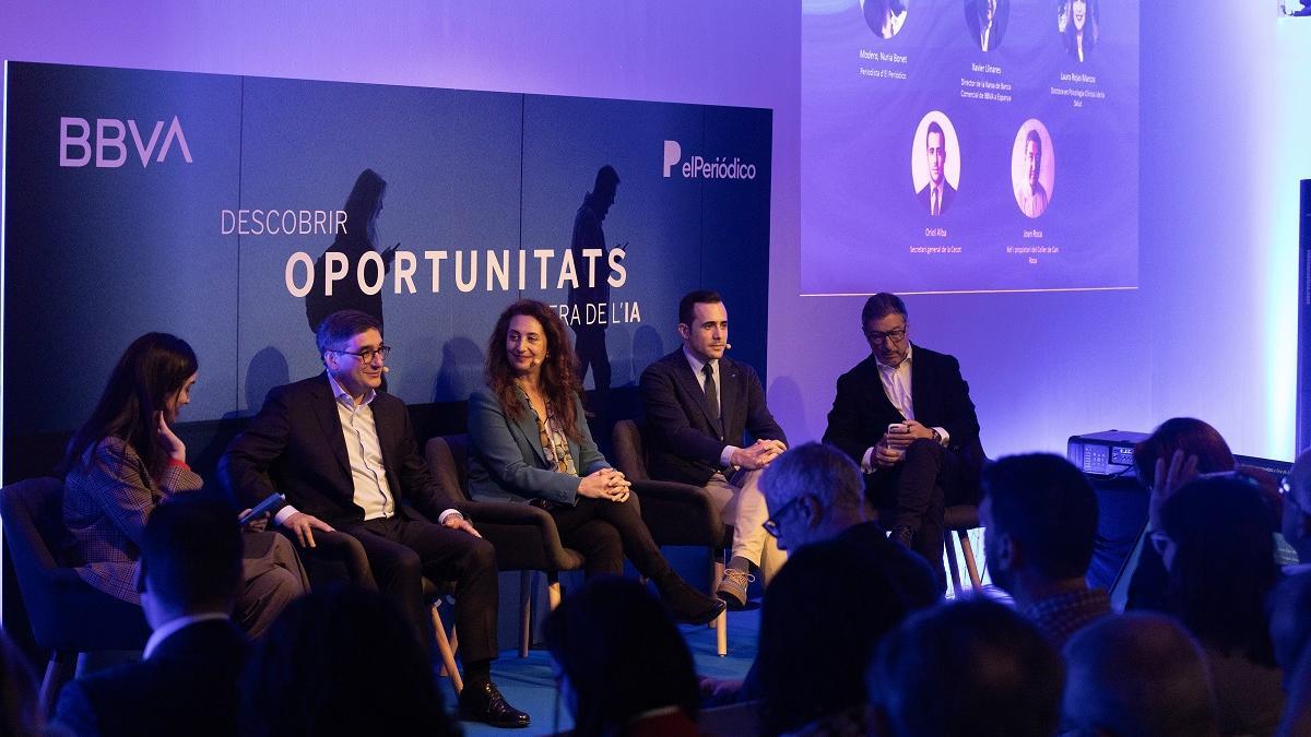 BBVA impulsa el debate sobre las oportunidades de la inteligencia artificial en un encuentro organizado junto con El Periódico, en colaboración con Cecot.