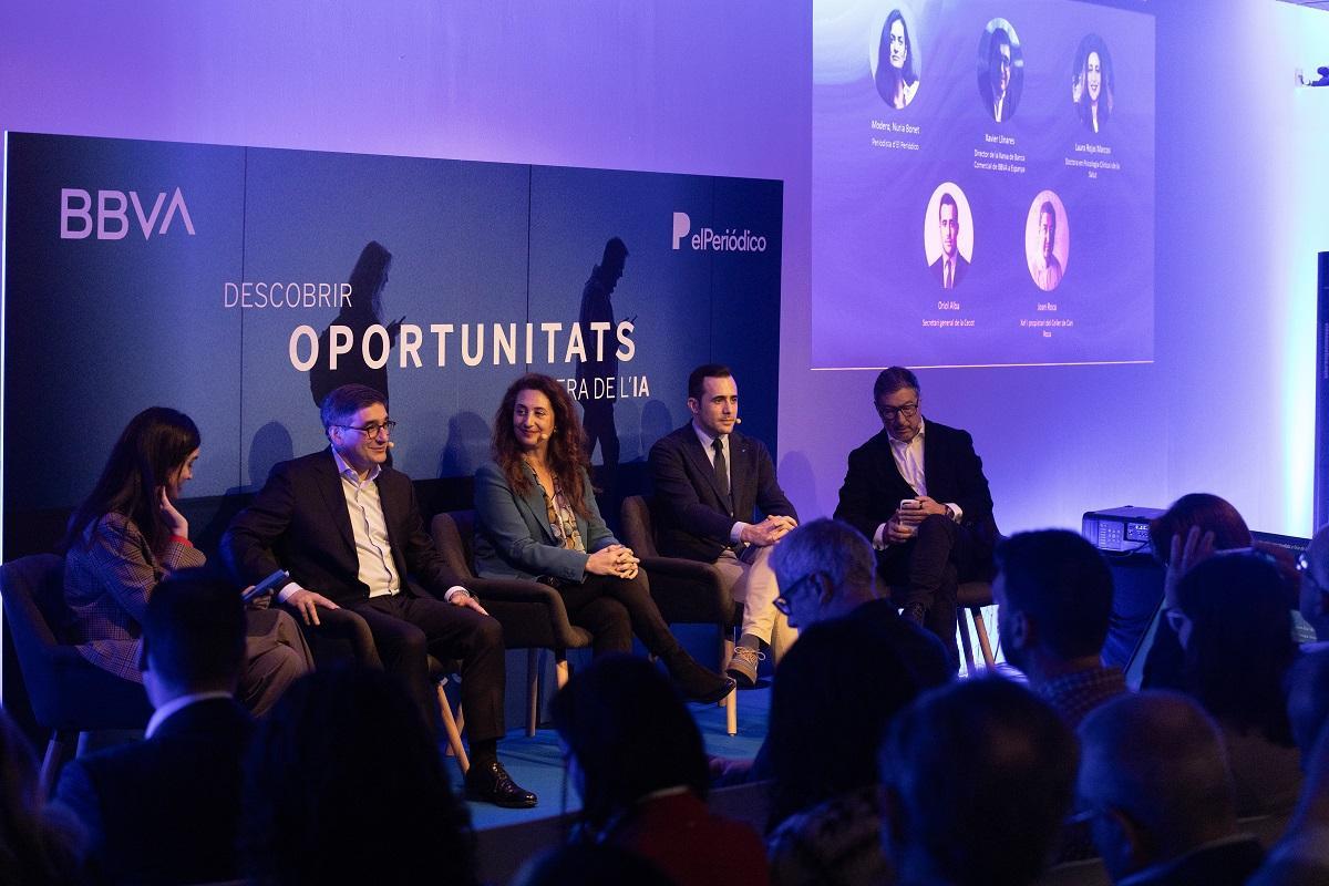 BBVA impulsa el debate sobre las oportunidades de la inteligencia artificial en un encuentro organizado junto con El Periódico, en colaboración con Cecot.