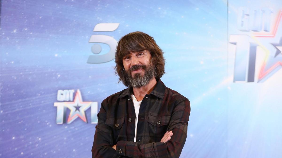 Santi Millán posando en el photocall de 'Got Talent'