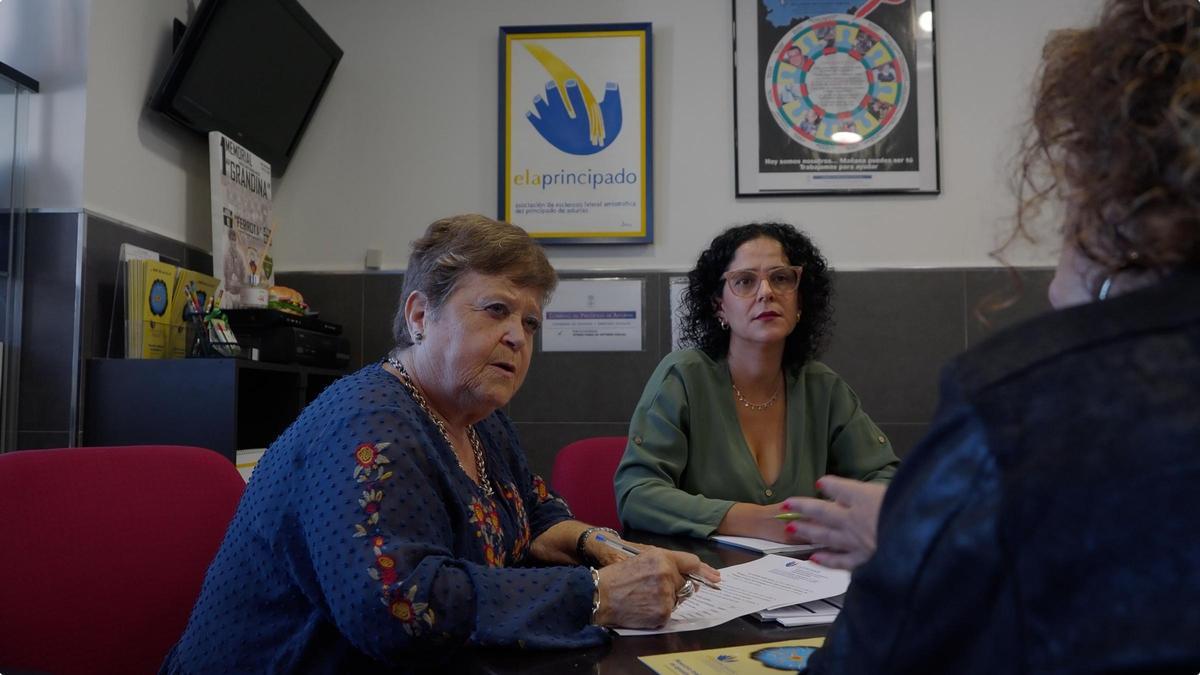 Reunión de ELA Principado en su sede de Gijón