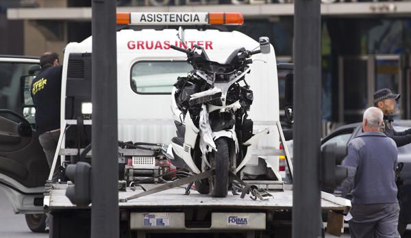 Un motorista de 55 años muere en un accidente en Valencia