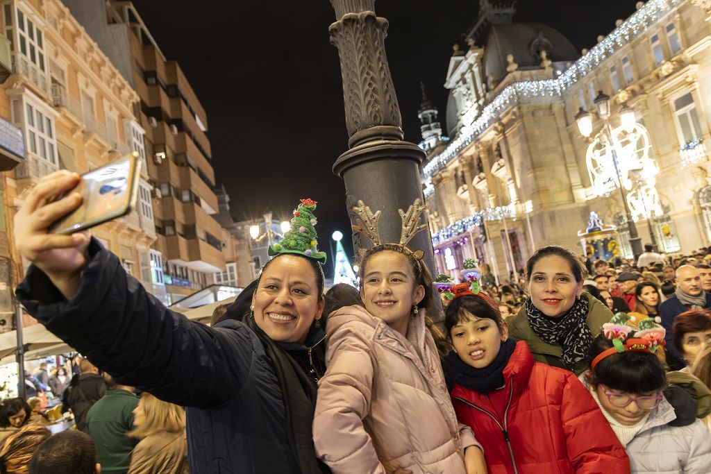 Así ha sido el encendido de luces de Cartagena, en imágenes