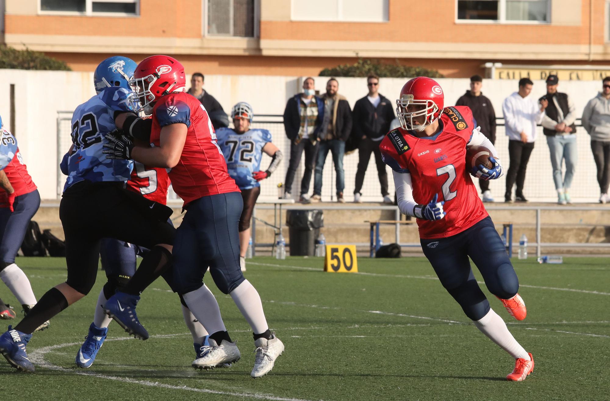 Valencia Giants contra Alicante Sharks de LNFA Serie B