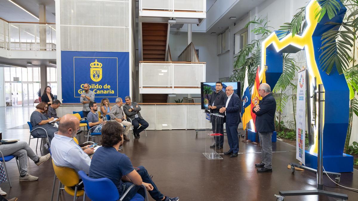 Antonio Morales hace balance del agua recibida en las presas de Gran Canaria