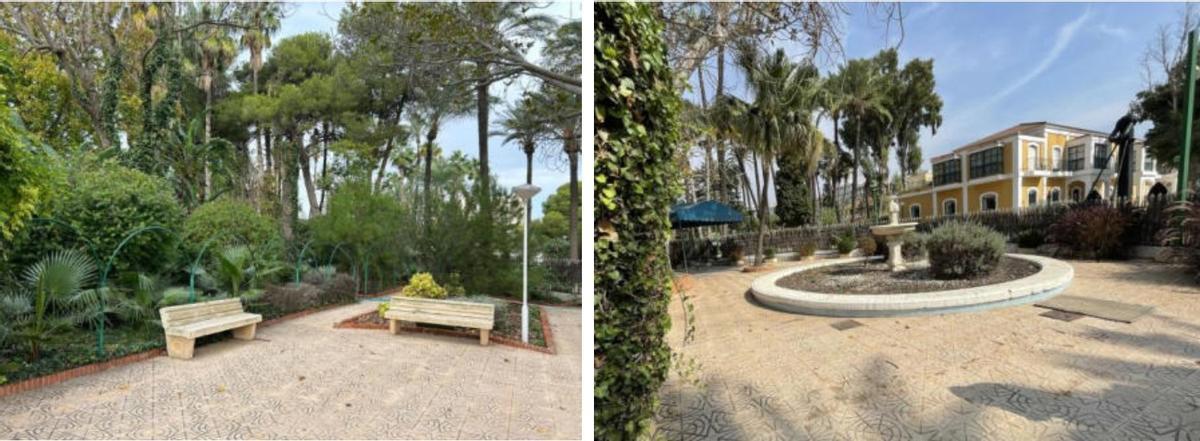 Estado actual del Jardín del Almirante en el Arsenal de Cartagena