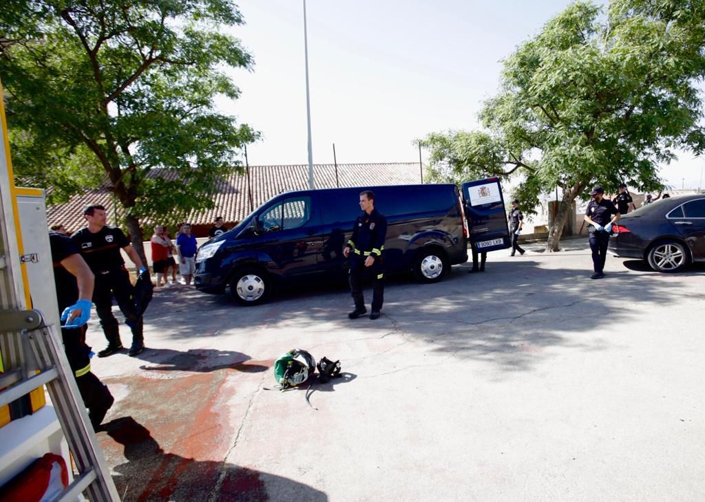 Encuentran muerto a un vecino de Lorca desaparecido encajado en el hueco entre dos casas