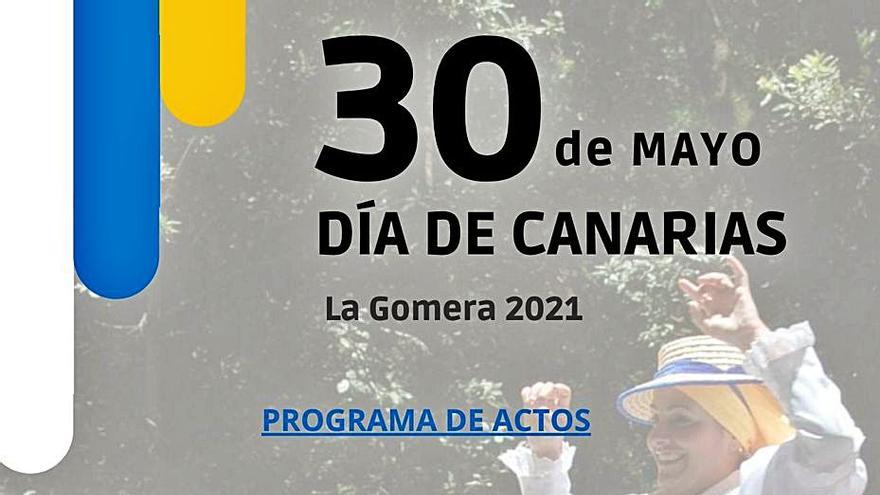 Cartel del Día de Canarias en La Gomera. | | E.D.