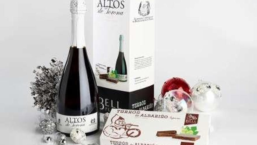 Vinos de Altos de Torona y turrón de albariño para Navidad