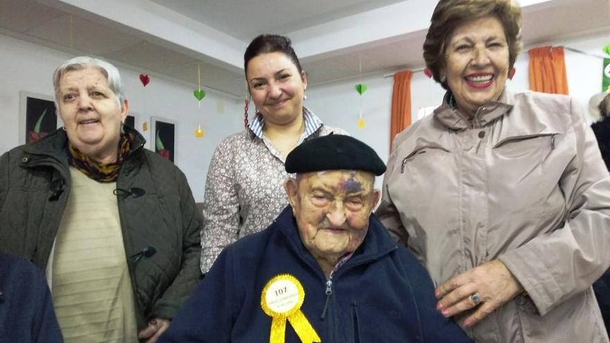 Damián Alonso, el extremeño que cumple 107 años