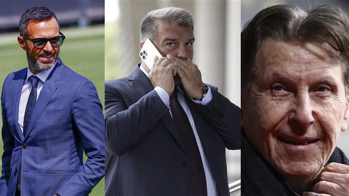 Laporta cenó con Jorge Mendes y Pini Zahavi en Dubái