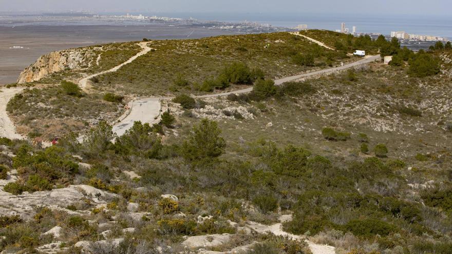 Paisaje que se verá desde los nuevos chalés de Cullera