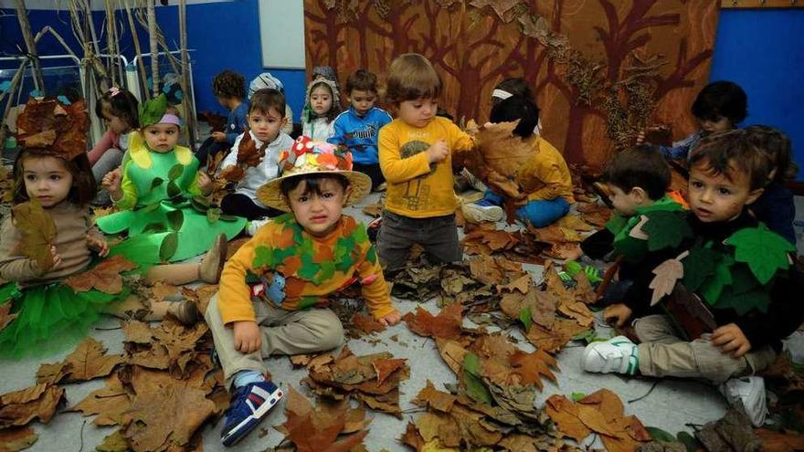 La escuela infantil brinda a sus alumnos una fiesta de otoño - Faro de Vigo