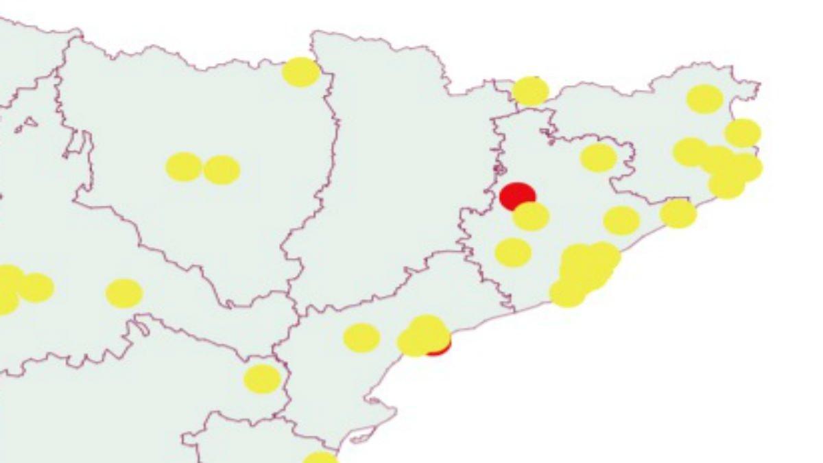 Mapa premios loteria navidad 2019