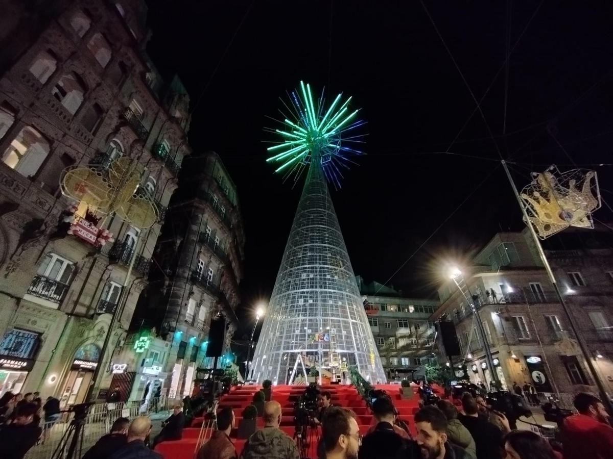 El encendido de las luces de Navidad, en imágenes