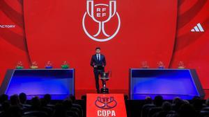 Imagen de archivo del sorteo de la edición anterior de la Copa del Rey