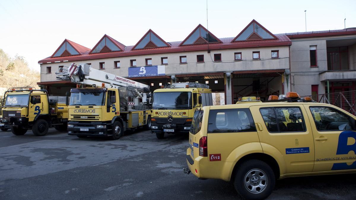 Parque de bomberos de San Martín del Rey Aurelio.