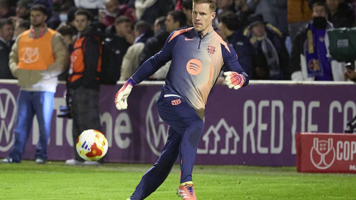 Ter Stegen, lesionado, abandona la concentración del Barça en Arabia