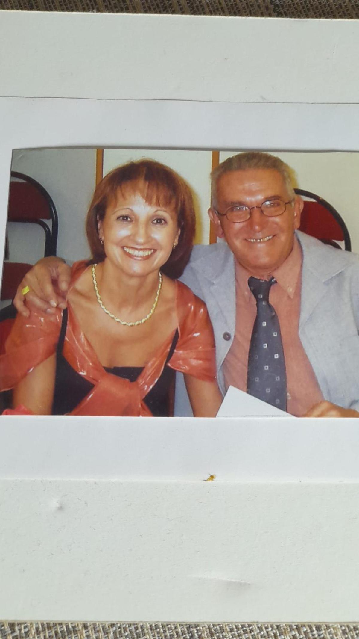 María Mercedes y Luis, en una foto de archivo.