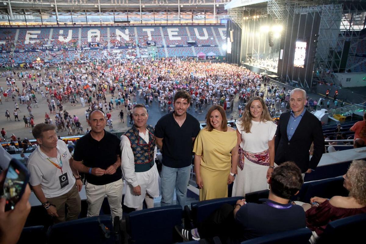 María José Catalá, alcaldesa de València, acude a la inauguración de los Gay Games