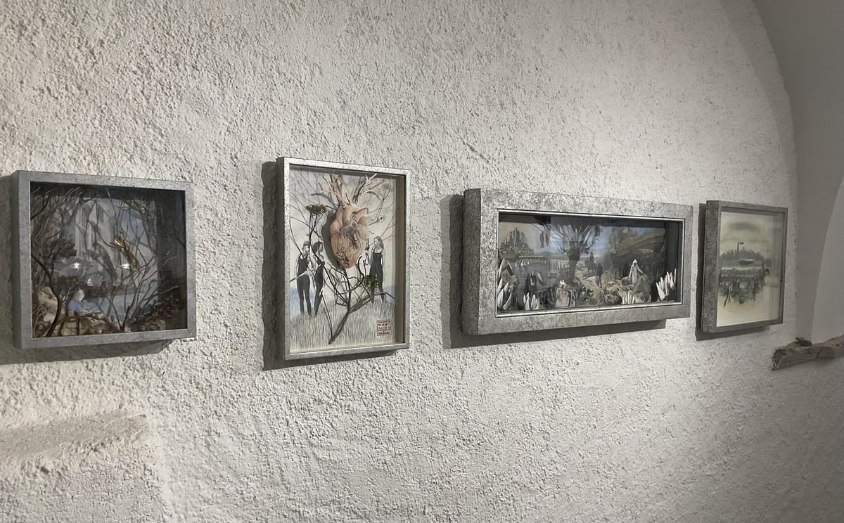 Algunes de les peces que exhibeix Daniel Zerbst.