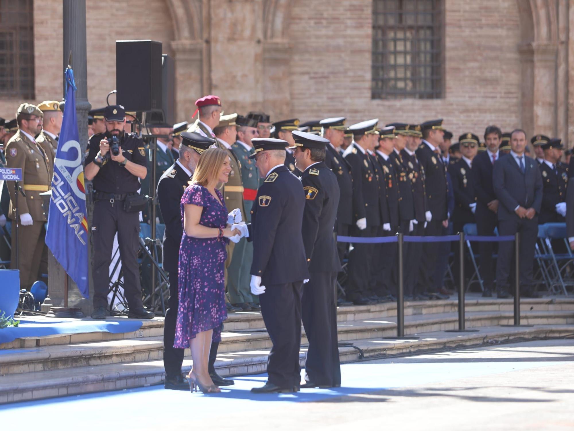 La Policía Nacional de Valencia celebra el Día de los Santos Ángeles Custodios
