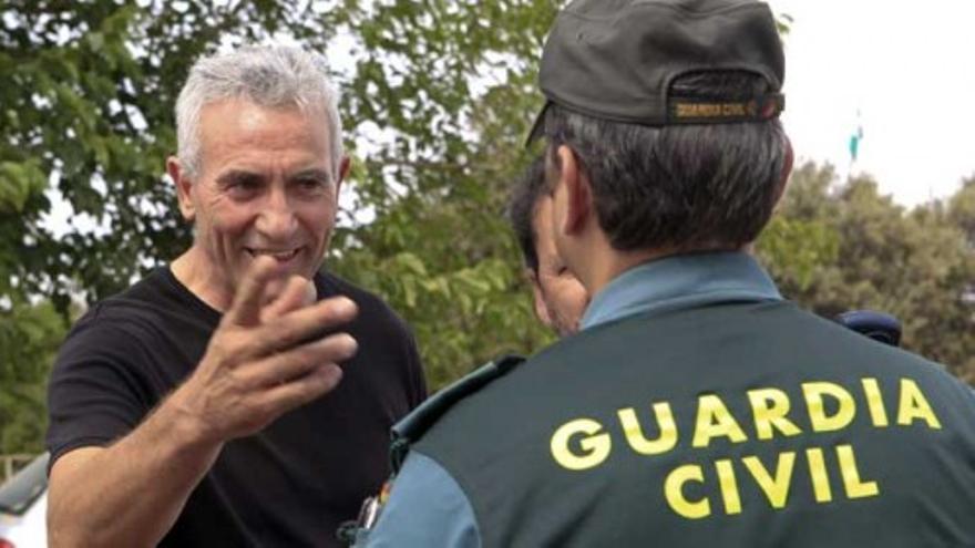 Cañamero, aclamado en su llegada al TSJA