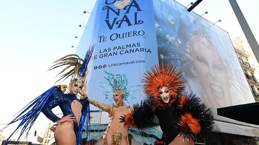 El Carnaval de Las Palmas de Gran Canaria inunda la calle Goya de Madrid