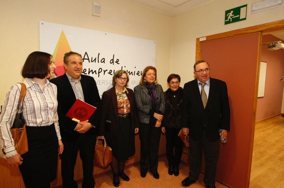 Inauguración del Aula de Emprendimiento de la UMU