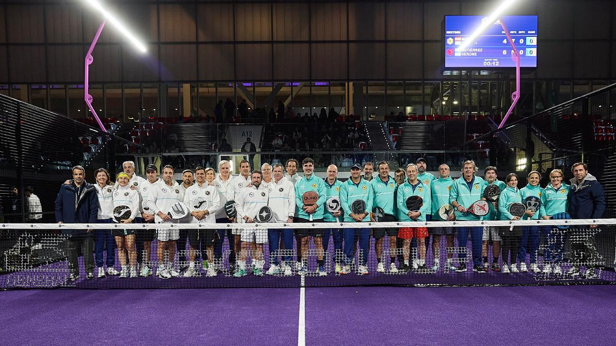 Las leyendas del pádel se concentraron en la Hexagon Cup