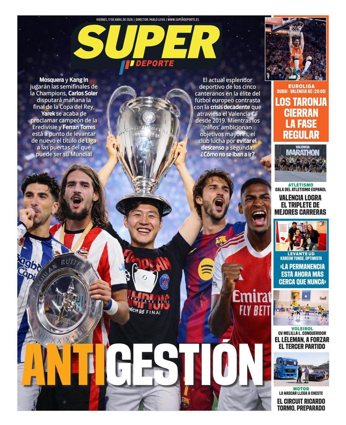 Las imágenes de las portadas de hoy Las imágenes de las portadas de hoy