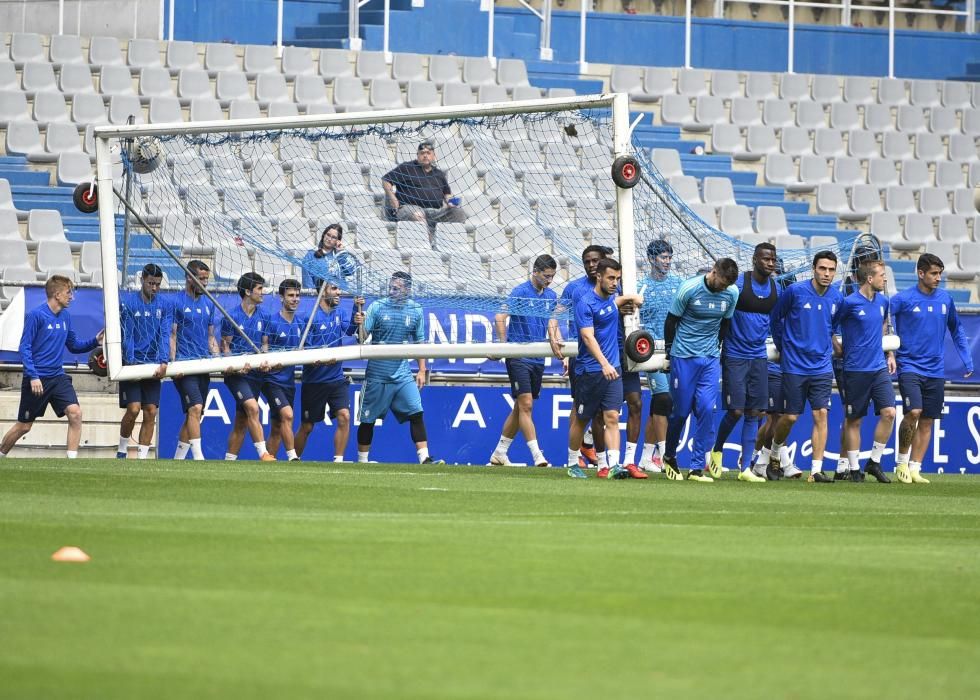 Entrenamiento del Oviedo