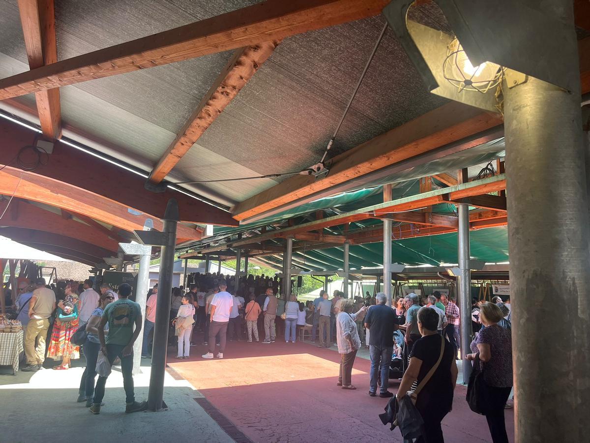En imágenes: Mucho público en Somiedo en el encuentro de las "polas" asturianas y leonesas