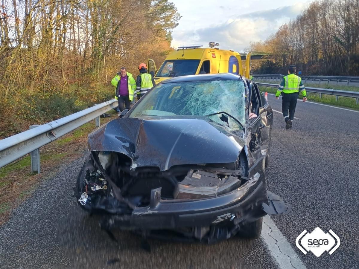 El otro vehículo implicado.