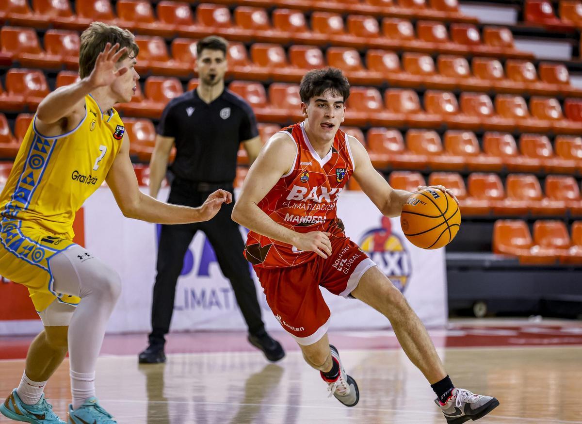 Max Gaspà ha estat el millor jugador del Baxi anotant 22 punts