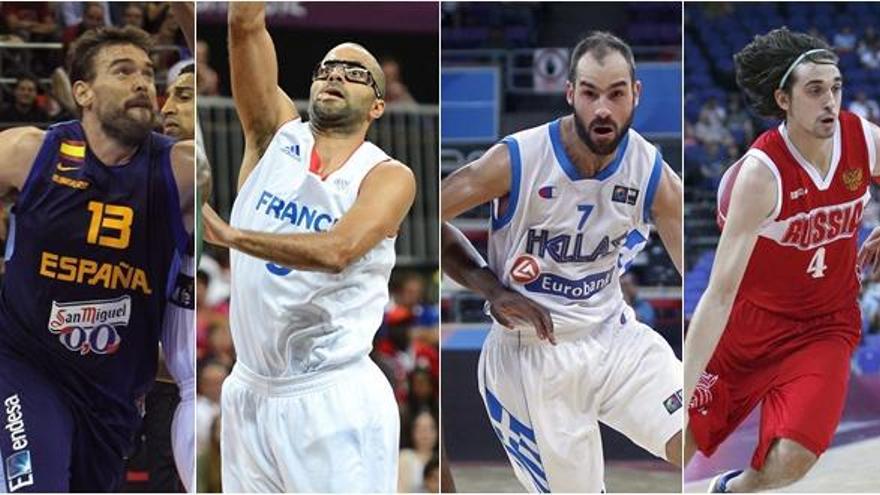 Las principales estrellas del Eurobasket