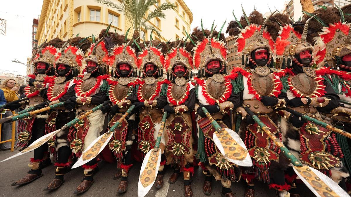 Escuadra de Moros d'Alqueria en el Pregó del pasado año.