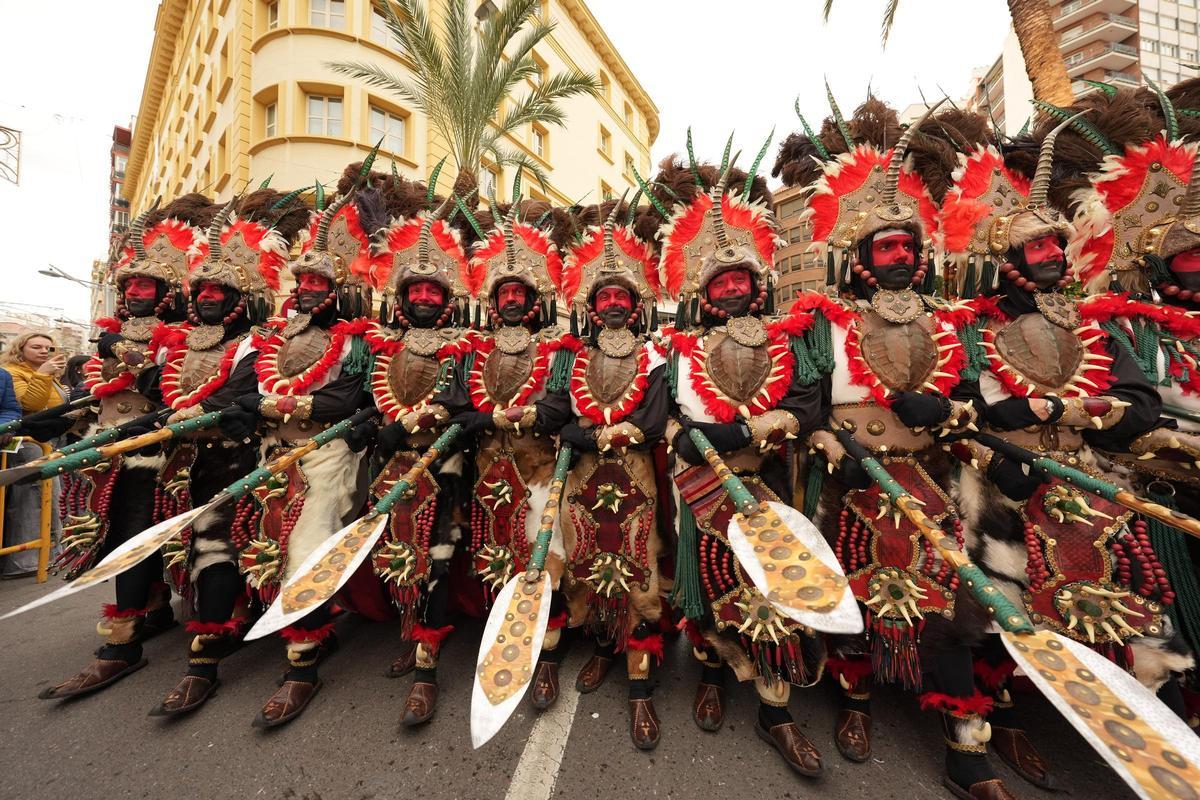 Escuadra de Moros d'Alqueria en el Pregó del pasado año.