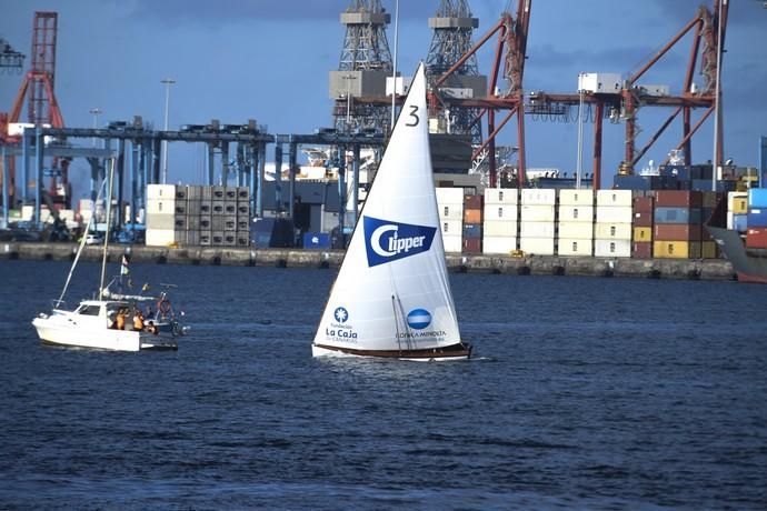 21-09-19 DEPORTES. BAHIA DEL PUERTO. LAS PALMAS DE GRAN CANARIA. Vela latina. Desempate Guanche-Tomás Morales por el título del Campeonato. Fotos: Juan Castro.  | 21/09/2019 | Fotógrafo: Juan Carlos Castro