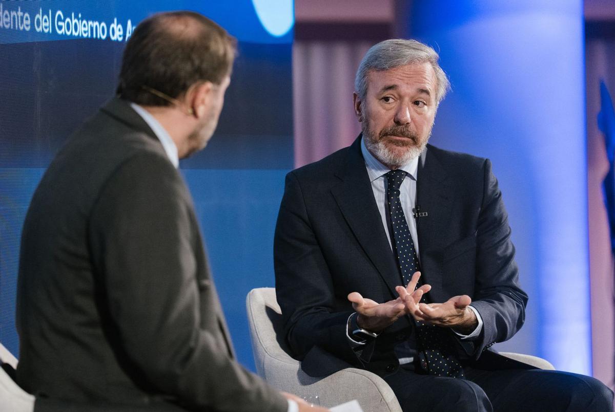 Azcón: «Si no hi ha pressupost, és lògic convocar eleccions a l’Aragó»